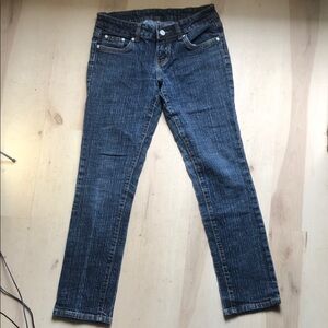 Dark Wash Straight Leg Jeans